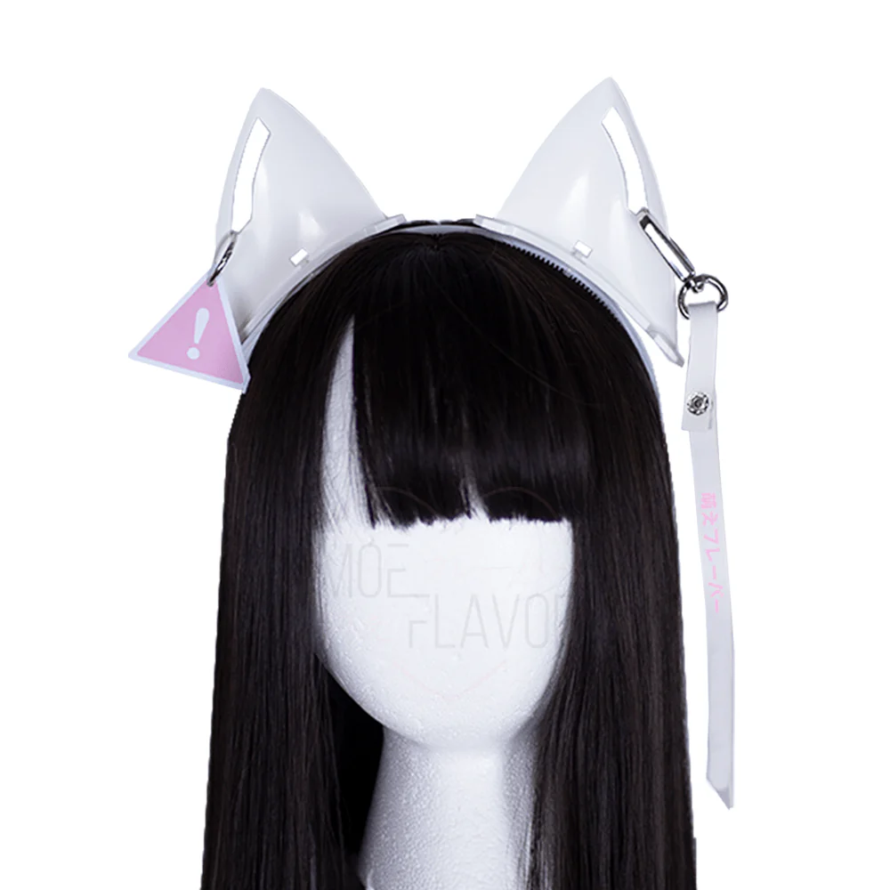 DANGER Cyber Cat Headband Rave Ears - Image 3