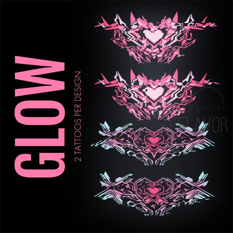 Cyber Succubus Womb Tattoos Pack - Image 3
