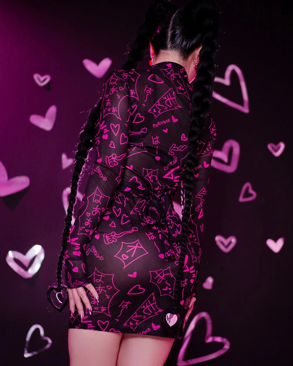 Mesh Manga Noises Dress - Image 5