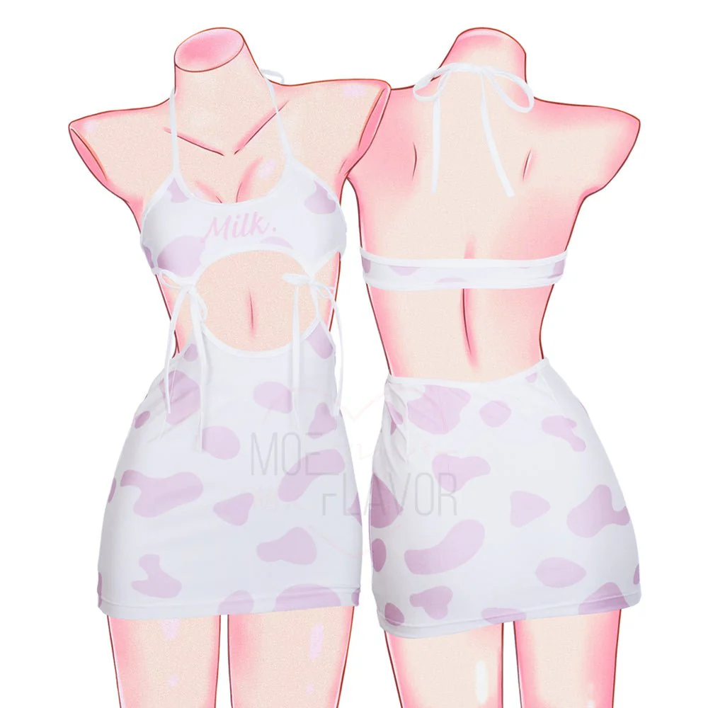 Drippin In Milk Dress - Image 9