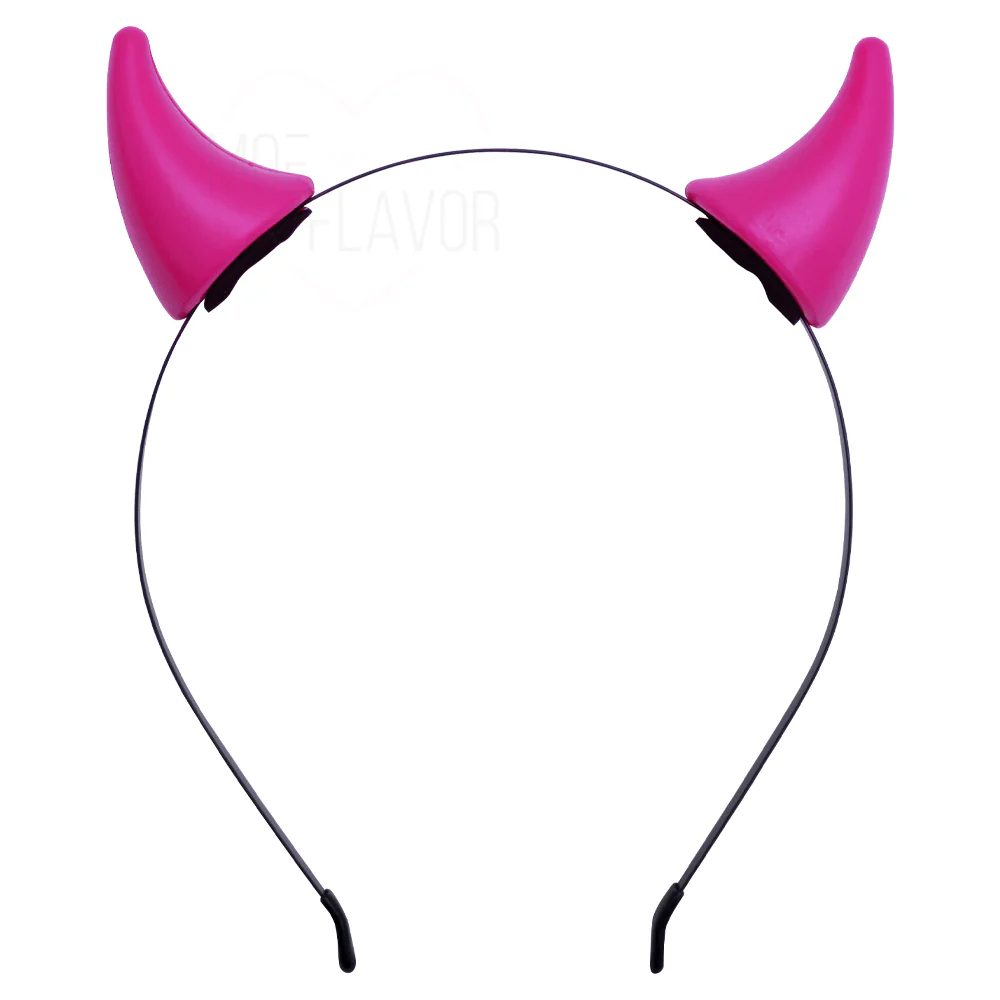 Devil Horn Headband Accessory - Image 4