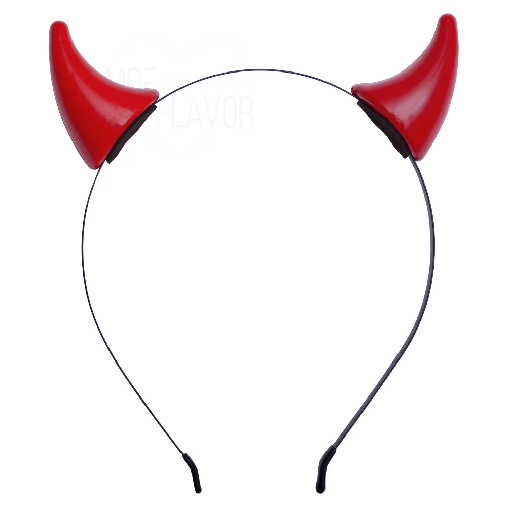 Devil Horn Headband Accessory - Image 6
