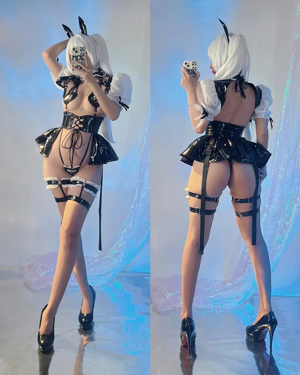 MEKA Maid Lingerie Cosplay - Image 4