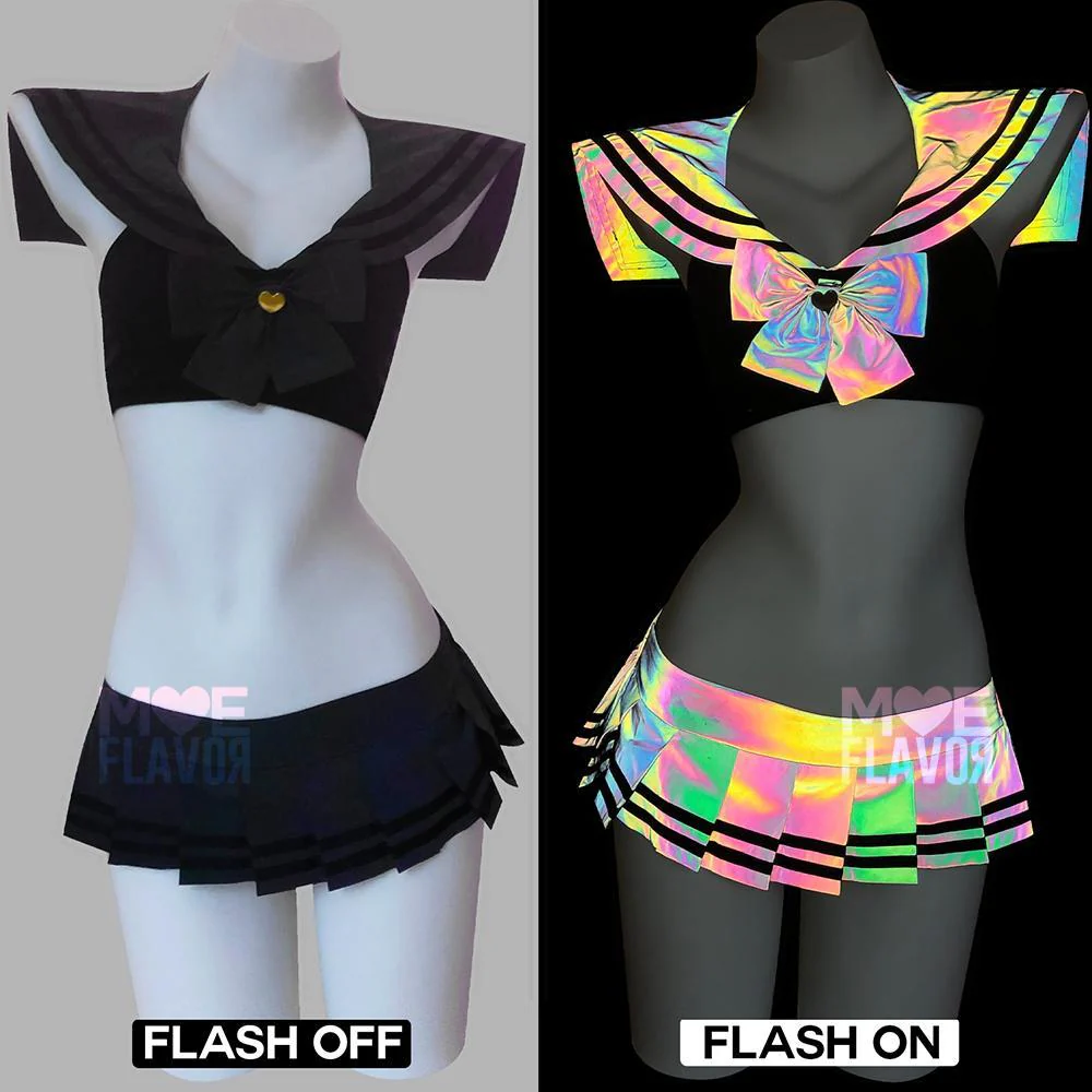 Kawaii Reflective Rainbow Sailor Set - Image 5