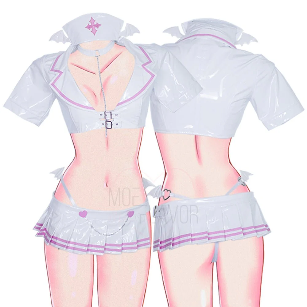 Latex Succubus Nurse Outfit - Image 14