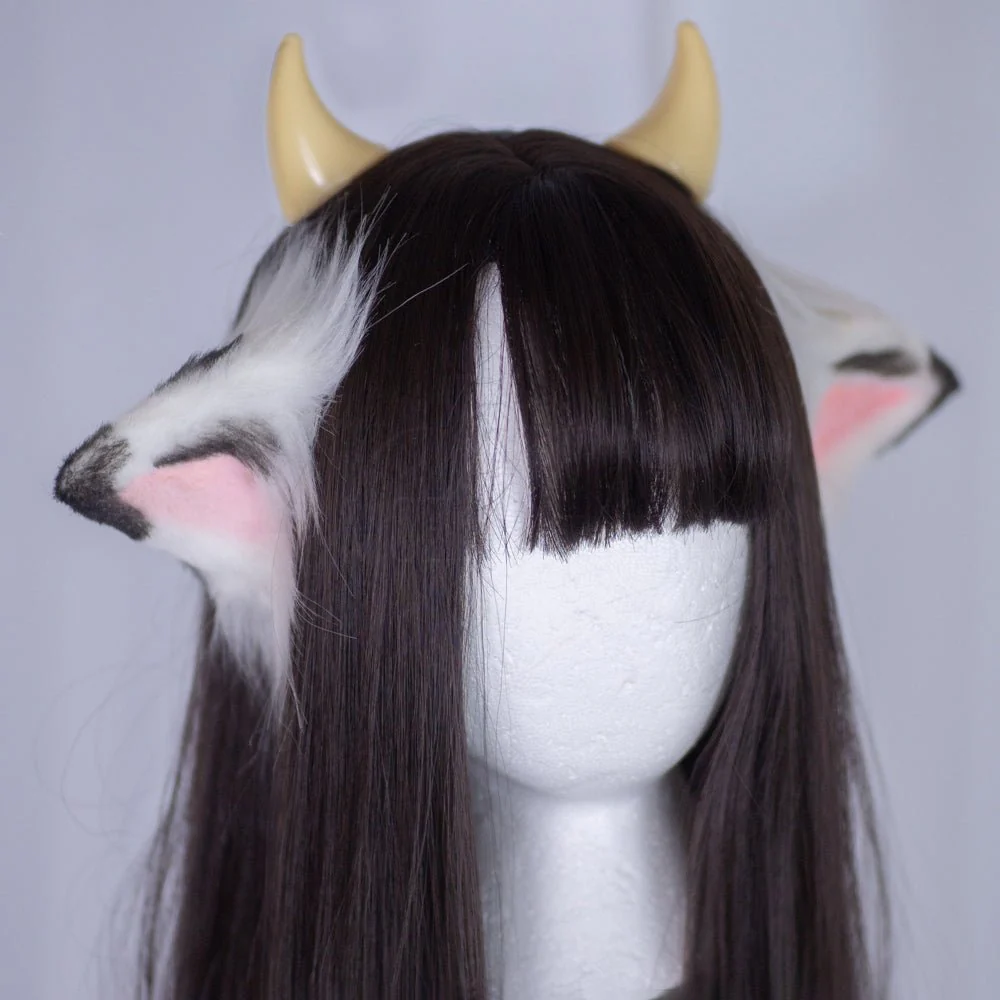 Cow Ears Headband Accessory - Image 3