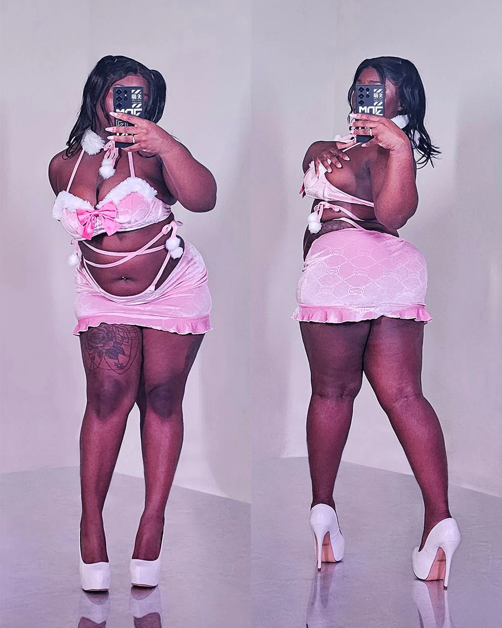 Pastel Winter Top & Skirt [MOEFLAVOR x Gloomy Bear] - Image 4