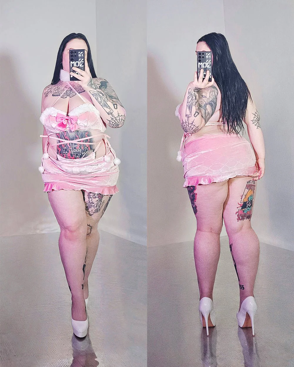 Pastel Winter Top & Skirt [MOEFLAVOR x Gloomy Bear] - Image 5