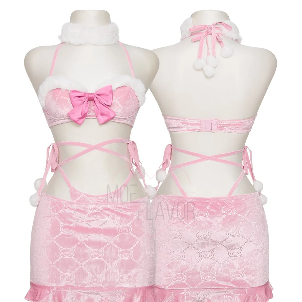Pastel Winter Top & Skirt [MOEFLAVOR x Gloomy Bear] - Image 7
