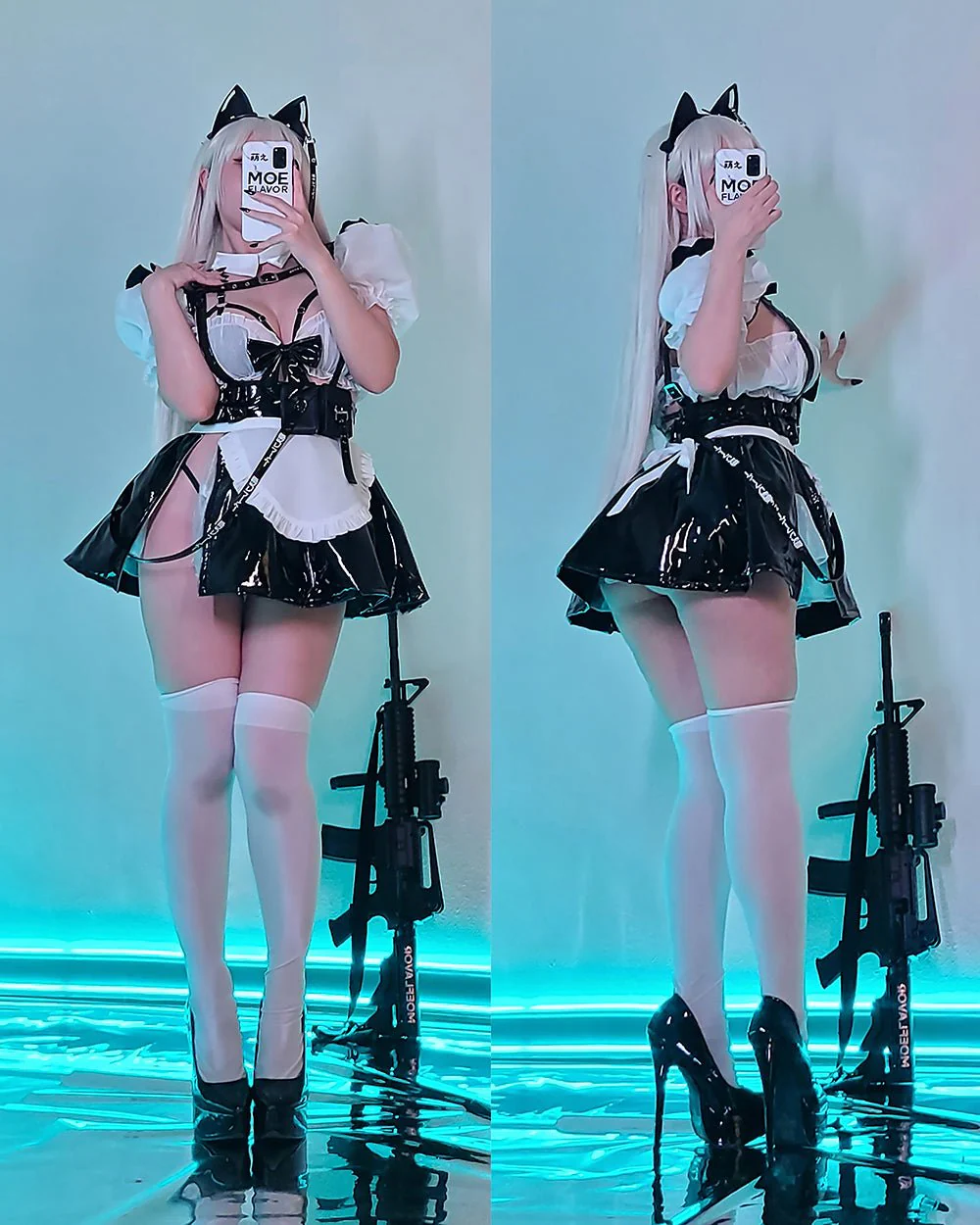 Tactical Maid Cyber Cosplay - Image 3