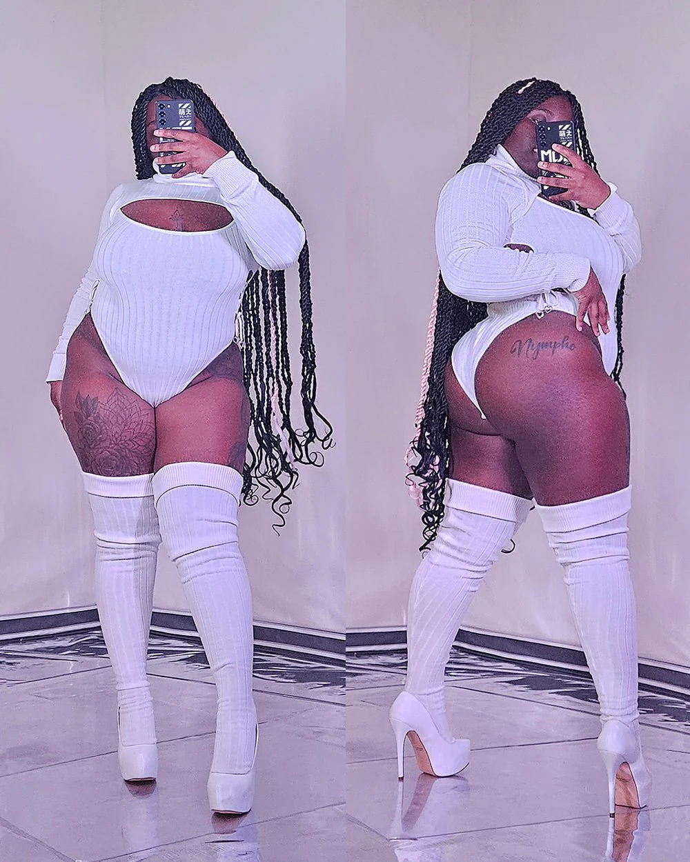 Winter Fox Sweater Bodysuit - Image 5